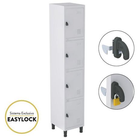 Armário Roupeiro De Aço Guarda-Volume Locker Vestiário 04 Portas Pequenas Montável - Marzo Vitorino Menor preço em Armário Roupeiro De Aço Guarda-Volume Locker Vestiário 04 Portas Pequenas Montável - Marzo Vitorino