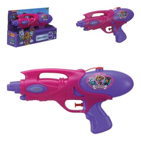 Arminha Pistola Lança Água Personagens Paw Patrol Girls Patrulha Canina Art Brink Rosa Menor preço em Arminha Pistola Lança Água Personagens Paw Patrol Girls Patrulha Canina Art Brink Rosa