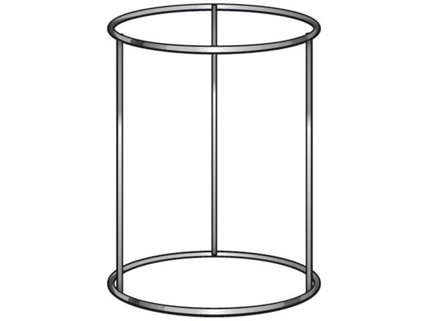 Aro Cromado para Lixeira - Brinox Decorline Alpha Menor preço em Aro Cromado para Lixeira - Brinox Decorline Alpha