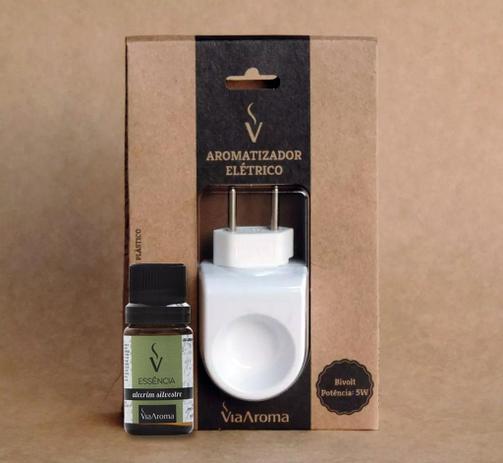 Aromatizador Elétrico Difusor Ambiente com Essência Alecrim Silvestre 10ml - Via Aroma Menor preço em Aromatizador Elétrico Difusor Ambiente com Essência Alecrim Silvestre 10ml - Via Aroma