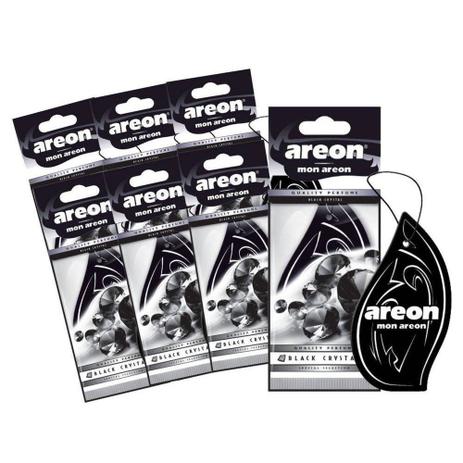 Aromatizante De Carro Sache Mon Areon Black Crystal - Perfume Automotivo - 7 Unidades é boa?