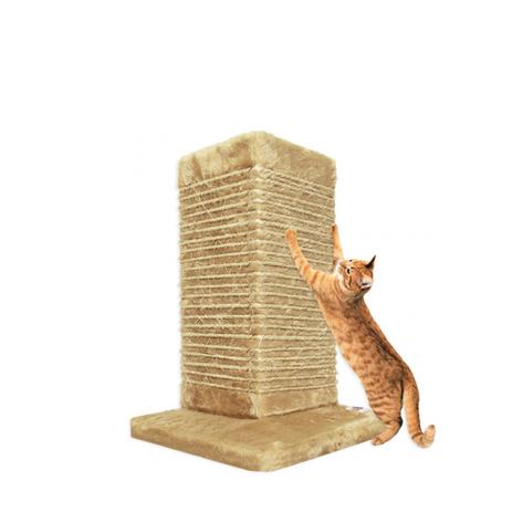 Arranhador Cantoneira para Gatos com Sisal 50x35 Cm Bege Mimos de Bichos Menor preço em Arranhador Cantoneira para Gatos com Sisal 50x35 Cm Bege Mimos de Bichos
