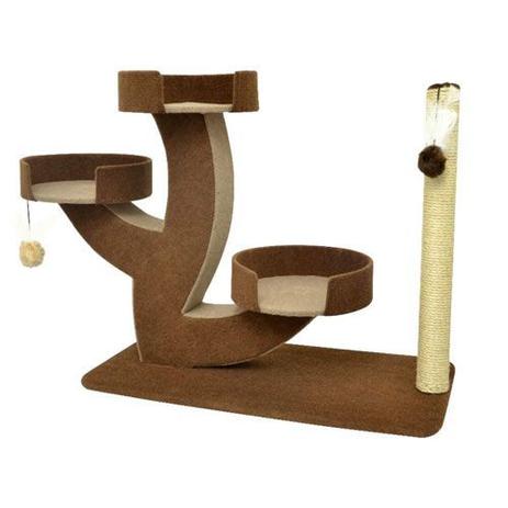 Arranhador Cereus com 3 Camas para Gatos - São Pet Menor preço em Arranhador Cereus com 3 Camas para Gatos - São Pet