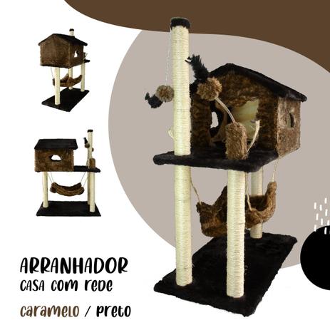 Arranhador Gatos Casinha COM REDE 2 Brinquedos - IPETS é boa?