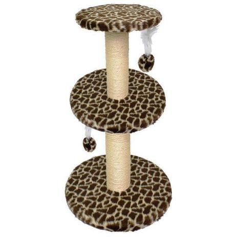 Arranhador para Gatos 3 plataformas Pelúcia e Sisal 50x86cm - São pet é ruim? Arranhador para Gatos 3 plataformas Pelúcia e Sisal 50x86cm - São pet é boa?