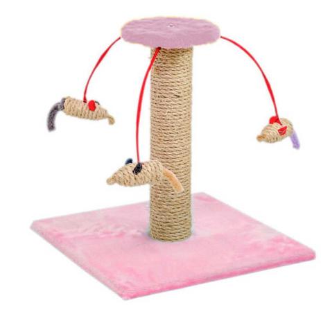 Arranhador Para Gatos Carrossel Medio Rosa - Murano Menor preço em Arranhador Para Gatos Carrossel Medio Rosa - Murano