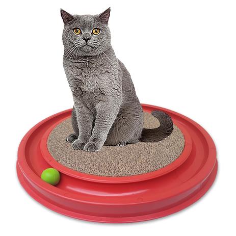 Arranhador para gatos Cat Pet Redondo Vermelho - Rb pet Menor preço em Arranhador para gatos Cat Pet Redondo Vermelho - Rb pet