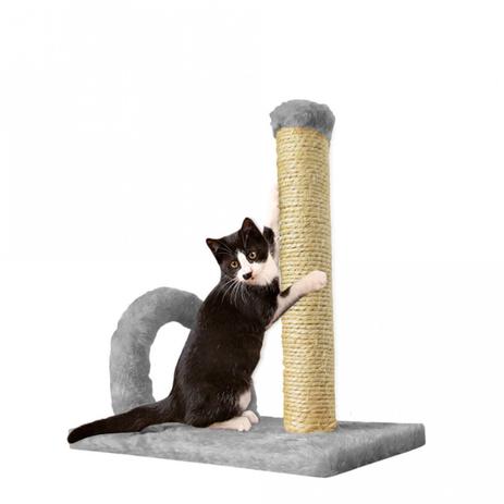 Arranhador para Gatos com Torre em Sisal e Arco Cinza Mimos de Bichos Menor preço em Arranhador para Gatos com Torre em Sisal e Arco Cinza Mimos de Bichos