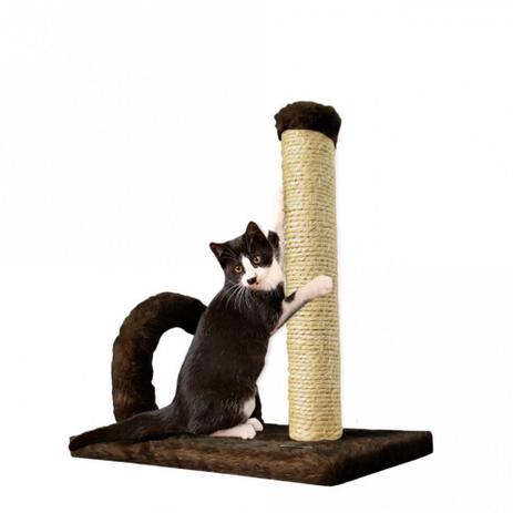 Arranhador para Gatos com Torre em Sisal e Arco Marrom Mimos de Bichos Menor preço em Arranhador para Gatos com Torre em Sisal e Arco Marrom Mimos de Bichos
