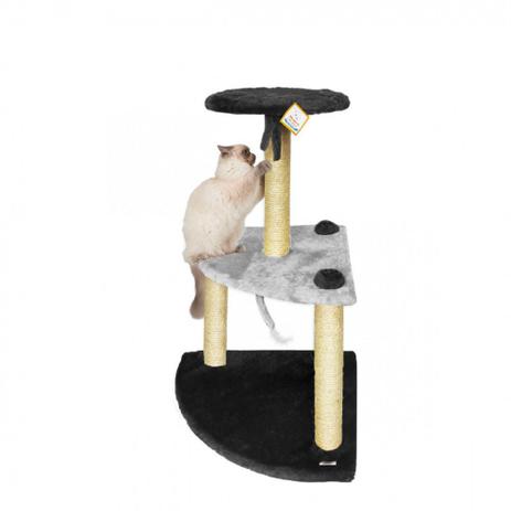 Arranhador para Gatos de Canto Peluciado 86x47 Cm Cinza e Chumbo  Mimos é boa?