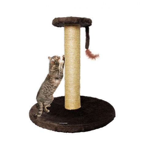 Arranhador para Gatos Torre 55x51cm Peluciado com Sisal Marrom Mimos de Bichos Menor preço em Arranhador para Gatos Torre 55x51cm Peluciado com Sisal Marrom Mimos de Bichos