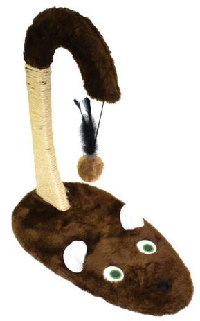 Arranhador Rato Grande Pelucia Marrom 49X29X54Cm - Sao pet é ruim? Arranhador Rato Grande Pelucia Marrom 49X29X54Cm - Sao pet é boa?