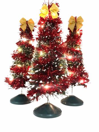 Árvore de Natal Pequena com LED mesa enfeite c/ decoração - Carioca Correias Menor preço em Árvore de Natal Pequena com LED mesa enfeite c/ decoração - Carioca Correias