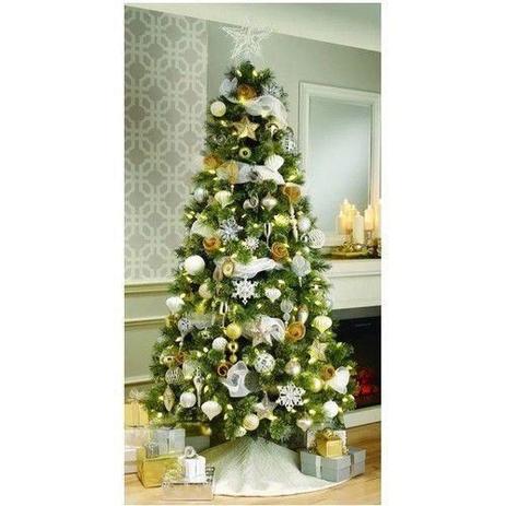 Árvore de Natal Pinheiro 1,80 M 180 cm 503 Galhos 46 Enfeites Smsc -  GIFTCENTER