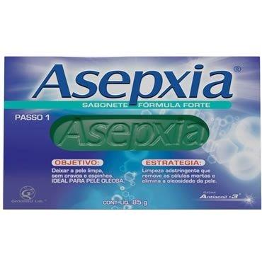 Asepxia Sabonete 85gr Fórmula Forte Menor preço em Asepxia Sabonete 85gr Fórmula Forte