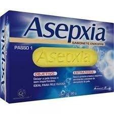 Asépxia Sabonete Enxofre 90g (Kit C/03) Menor preço em Asépxia Sabonete Enxofre 90g (Kit C/03)