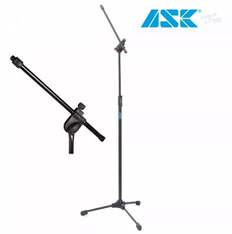 Ask Tps Pedestal Suporte Microfone Profissional + Cachimbo Menor preço em Ask Tps Pedestal Suporte Microfone Profissional + Cachimbo