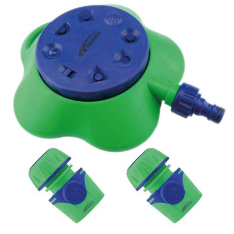 Aspersor Irrigador Amanco 8 Jatos Reguláveis 02 Engates Rápido é boa?