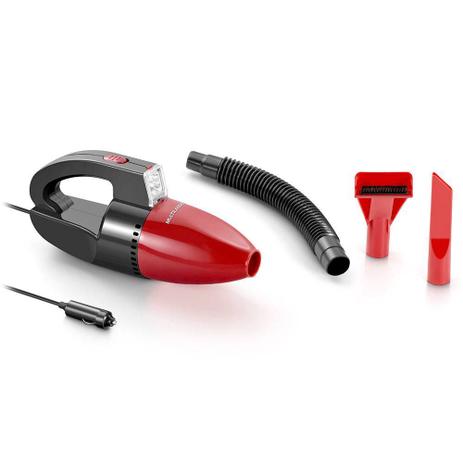 Aspirador de Pó Automotivo 12V Vermelho Multilaser - AU607 Menor preço em Aspirador de Pó Automotivo 12V Vermelho Multilaser - AU607