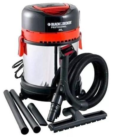 Aspirador po/ liquido 1400w 20l black & decker ap4850-br-220v - BLACK&DECKER Menor preço em Aspirador po/ liquido 1400w 20l black & decker ap4850-br-220v - BLACK&DECKER