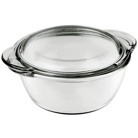 Assadeira de Vidro Redonda 2,5 Litros com Tampa Terrina Nadir Menor preço em Assadeira de Vidro Redonda 2,5 Litros com Tampa Terrina Nadir