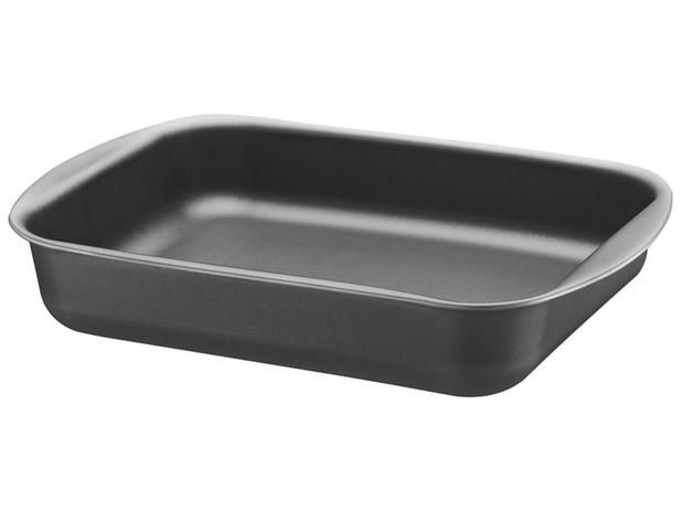 Assadeira funda 40cm 6,9l brasil grafite aluminio com revestimento antiaderente tramontina Menor preço em Assadeira funda 40cm 6,9l brasil grafite aluminio com revestimento antiaderente tramontina