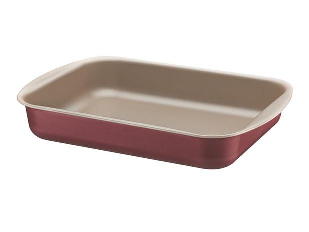 Assadeira funda 40cm 6,9l brasil vermelho aluminio com revestimento antiaderente tramontina Menor preço em Assadeira funda 40cm 6,9l brasil vermelho aluminio com revestimento antiaderente tramontina