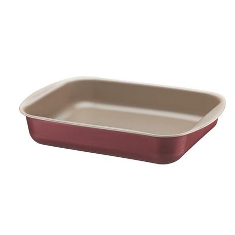 Assadeira Funda Alumínio Antiaderente 28cm Brasil Tramontina Vermelho Menor preço em Assadeira Funda Alumínio Antiaderente 28cm Brasil Tramontina Vermelho