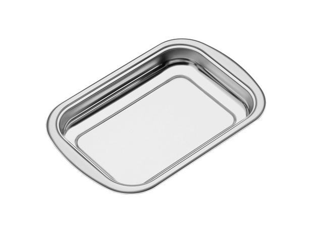 Assadeira Inox Retangular 34 x 22,3 cm Cosmos Tramontina - TRM 948 Menor preço em Assadeira Inox Retangular 34 x 22,3 cm Cosmos Tramontina - TRM 948