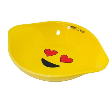 Assadeira Redonda Diverticon Amor 450ml Mondoceram 4,1cmx18cmx22,1cm Amarelo Menor preço em Assadeira Redonda Diverticon Amor 450ml Mondoceram 4,1cmx18cmx22,1cm Amarelo