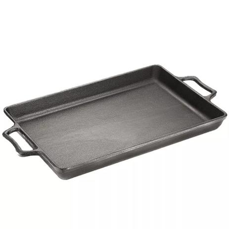 Assadeira Retangular Ferro Fundido 40cm X 25cm X 4,5cm - Panela mineira Menor preço em Assadeira Retangular Ferro Fundido 40cm X 25cm X 4,5cm - Panela mineira