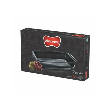 Assadeira Retangular Funda Lasanheira 5L Celebrity Marinex Menor preço em Assadeira Retangular Funda Lasanheira 5L Celebrity Marinex