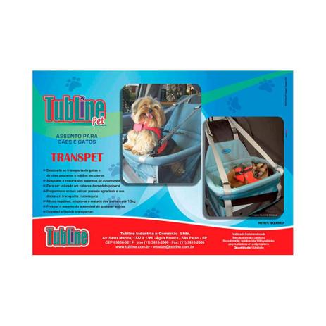 Assento/Cadeirinha Transpet 10 Kg Preto e Vermelho - Tubline Menor preço em Assento/Cadeirinha Transpet 10 Kg Preto e Vermelho - Tubline