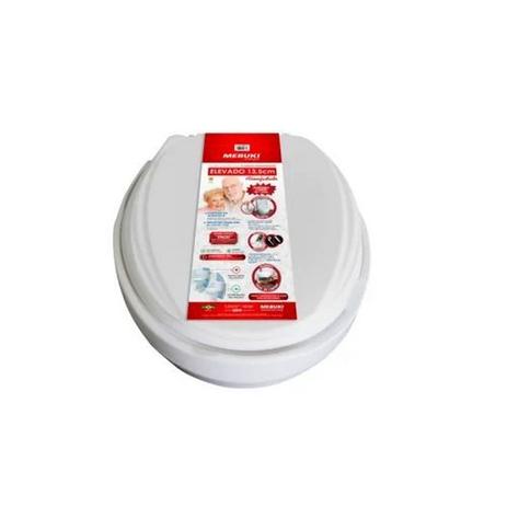 Assento De Vaso Elevado 13,5 Almofadado Para Idosos E Deficiente - MEBUKI Menor preço em Assento De Vaso Elevado 13,5 Almofadado Para Idosos E Deficiente - MEBUKI