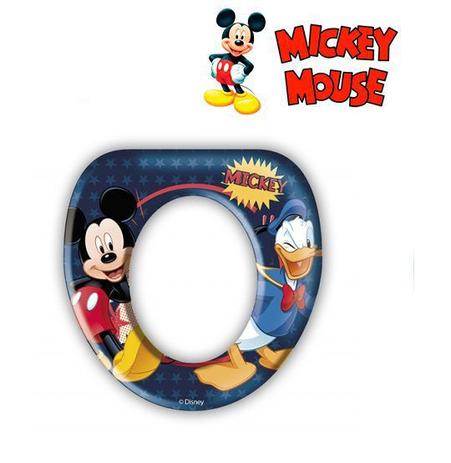 Assento infantil acolchoado para vaso sanitário redutor mickey - Daiwa/gedex Menor preço em Assento infantil acolchoado para vaso sanitário redutor mickey - Daiwa/gedex