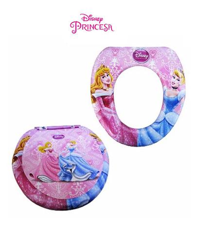 Assento infantil acolchoado para vaso sanitário redutor princesas disney - Daiwa/Gedex Menor preço em Assento infantil acolchoado para vaso sanitário redutor princesas disney - Daiwa/Gedex