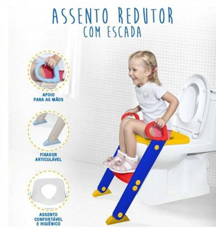 Assento Infantil Redutor com Escada Para Vaso Sanitário - Magazine Rm é ruim? Assento Infantil Redutor com Escada Para Vaso Sanitário - Magazine Rm é boa?
