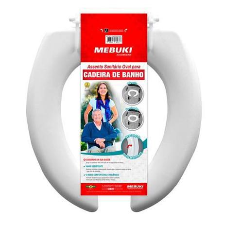 Assento Oval para Cadeira de Banho Almofadado Mebuki Menor preço em Assento Oval para Cadeira de Banho Almofadado Mebuki