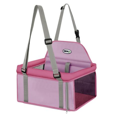 Assento Para Cães E Gatos Tubline Transpet Big 50cm Lilás E Rosa é boa?