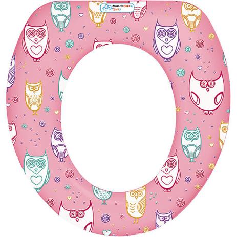 Assento Redutor para Vaso Sanitário Soft Seat Multikids Rosa Menor preço em Assento Redutor para Vaso Sanitário Soft Seat Multikids Rosa
