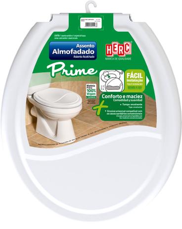 Assento Sanitário Almofadado Branco Bacia Vaso Banheiro Herc é boa?