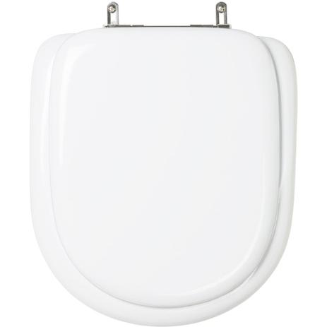 Assento Sanitário Almofadado Carrara Branco para bacia Deca - Pontto lavabo Menor preço em Assento Sanitário Almofadado Carrara Branco para bacia Deca - Pontto lavabo
