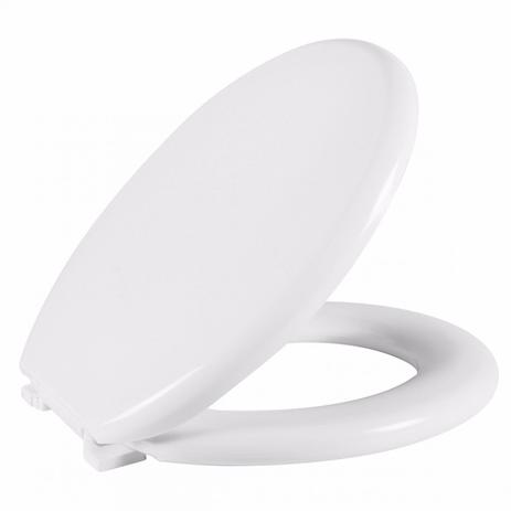 Assento Sanitário Almofadado Oval Astra Branco Menor preço em Assento Sanitário Almofadado Oval Astra Branco