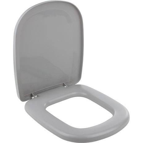 Assento Sanitário Almofadado Perfecto Multi Metasul Cinza Menor preço em Assento Sanitário Almofadado Perfecto Multi Metasul Cinza