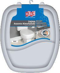 Assento Sanitário Almofadado Premium Thema Tampa Vaso Cinza HERC é ruim? Assento Sanitário Almofadado Premium Thema Tampa Vaso Cinza HERC é boa?