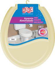 Assento Sanitário Almofadado Tampa Vaso Prime Bege HERC Menor preço em Assento Sanitário Almofadado Tampa Vaso Prime Bege HERC