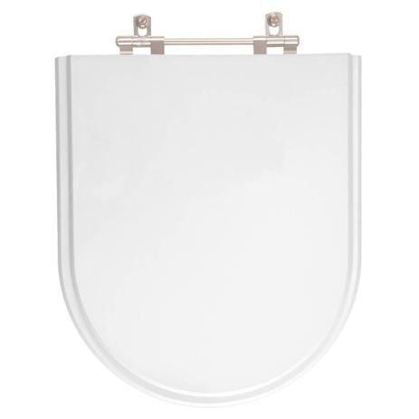 Assento Sanitario Carrara Branco para Vaso Deca - Pontto Lavabo Menor preço em Assento Sanitario Carrara Branco para Vaso Deca - Pontto Lavabo
