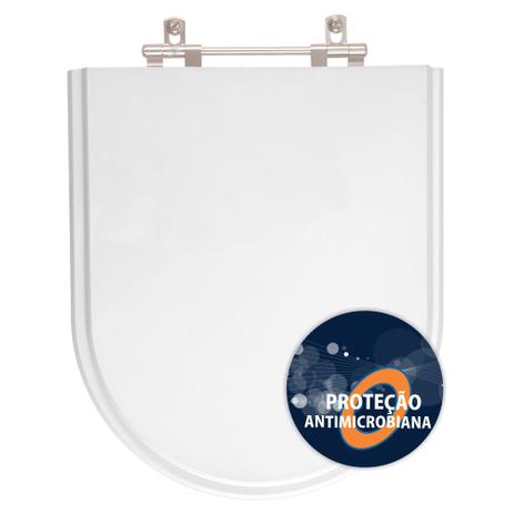 Assento Sanitário com Antimicrobiano Poliéster Carrara Branco Para Vaso Deca - Pontto lavabo Menor preço em Assento Sanitário com Antimicrobiano Poliéster Carrara Branco Para Vaso Deca - Pontto lavabo