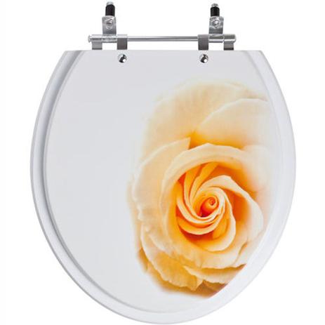 Assento Sanitário Decorado Flor Saveiro para Vaso Celite - Pontto lavabo Menor preço em Assento Sanitário Decorado Flor Saveiro para Vaso Celite - Pontto lavabo
