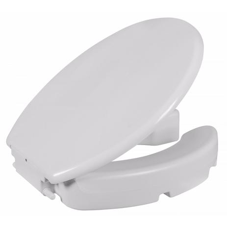 Assento Sanitário Elevado 7cm Polietileno Astra Branco Menor preço em Assento Sanitário Elevado 7cm Polietileno Astra Branco